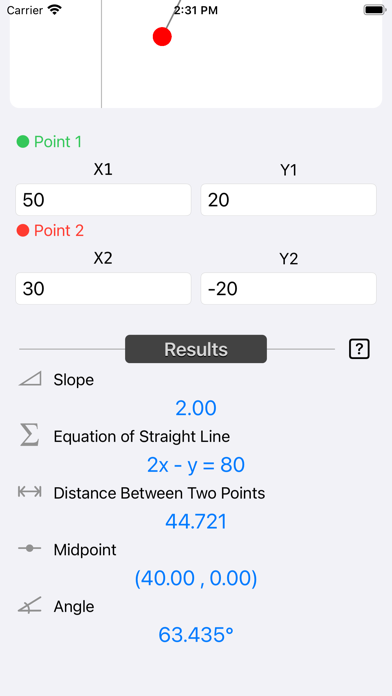 Slope Calculator Plus Screenshot