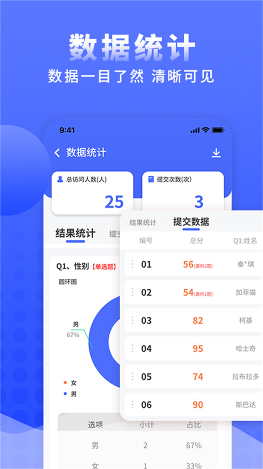 #5. 问卷调查局-报名考试接龙统计 (iOS) โดย: Changsha yuanli network technology co. LTD.