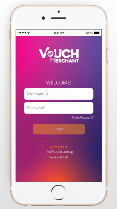 Vouch Merchant Screenshot