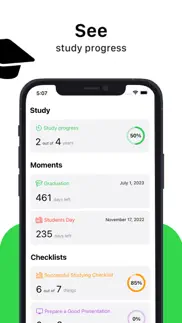 study tracker: school planner iphone screenshot 2
