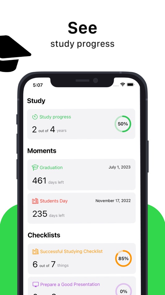 #2. Study Planner & Exam Countdown (iOS) 由: Mikhail Chugaev