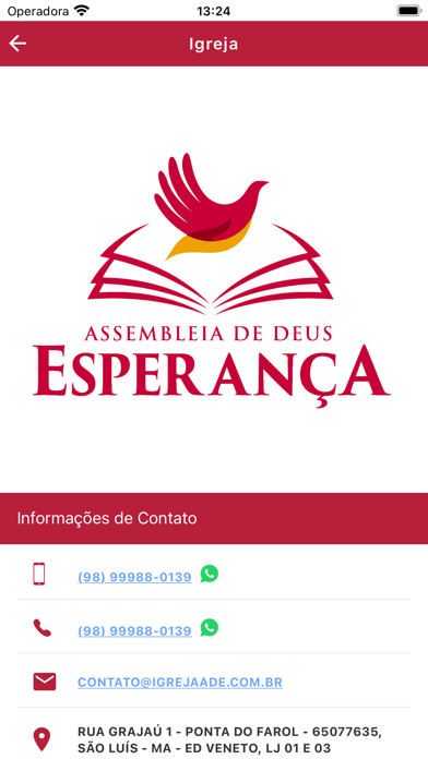 Assembleia de Deus Esperança Screenshot