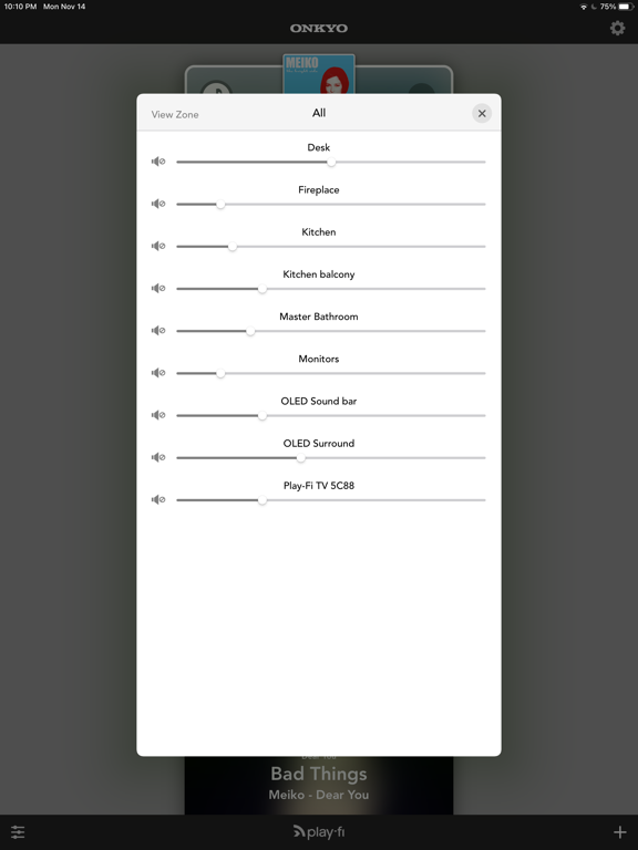 Onkyo Music Control App screenshot 3