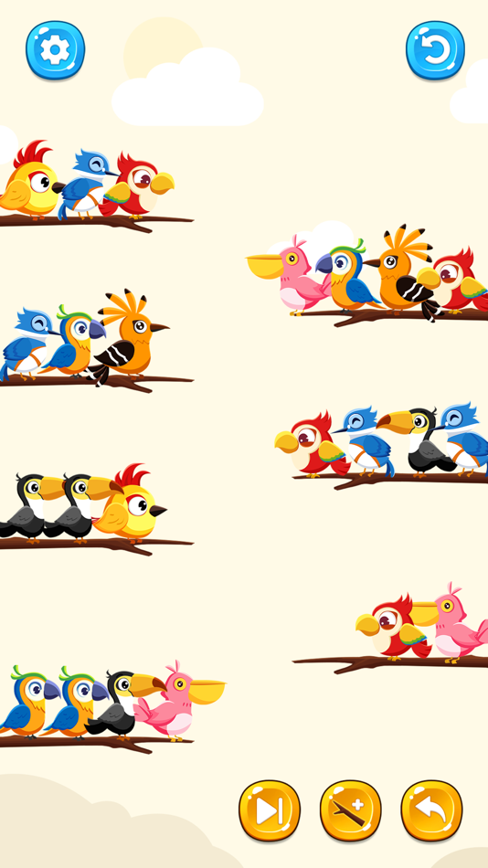 #4. Color Bird Game: Sort It Now (iOS) By: Luong Vuong