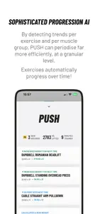 PUSH Workout & Gym Tracker screenshot #5 for iPhone