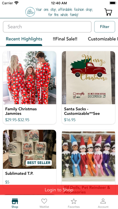G&H Family Boutique Screenshot
