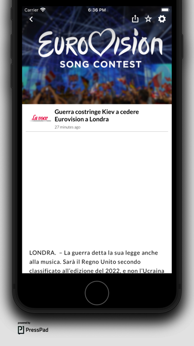 La Voce d'Italia Screenshot