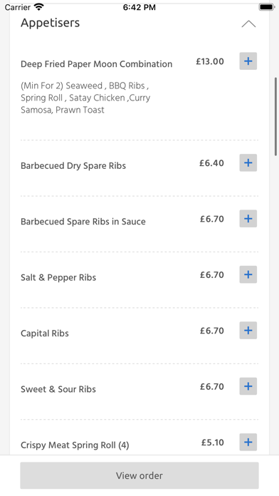 Paper Moon Chinese, Haverhill Screenshot