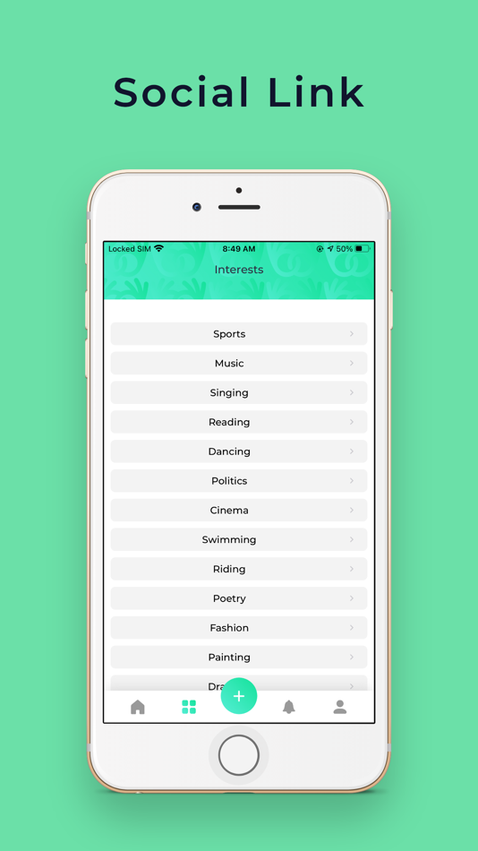 #5. Social Link App (iOS) 由: Davison Design & Development, Inc.