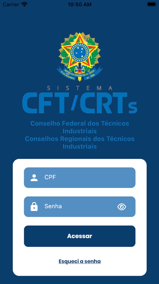 #1. e-Técnico CRT (iOS) Podle: CONSELHO FEDERAL DOS TECNICOS INDUSTRIAIS