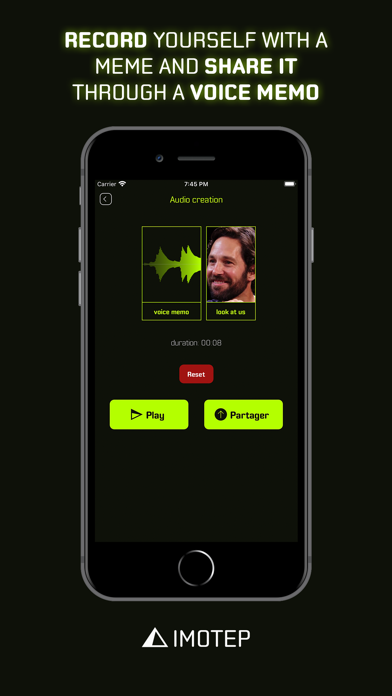 Imotep - memes & voice memos Screenshot