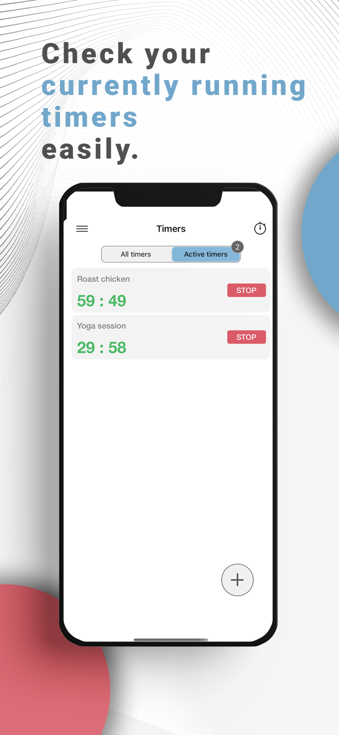 Timer- multi timer and stopwatch
