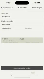 stundenfix iphone screenshot 4