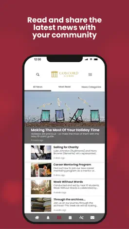 Game screenshot Concord College Alumni Network apk