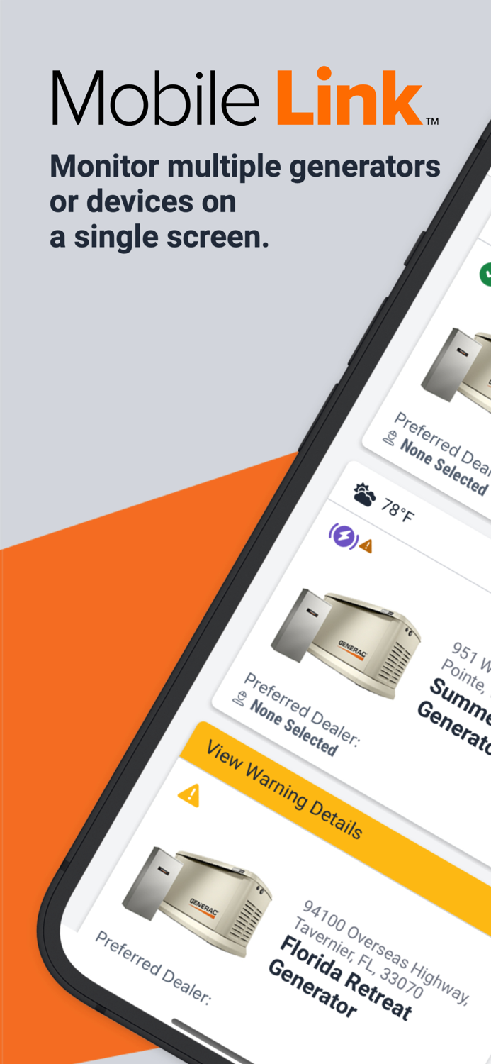 Mobile Link for Generators
