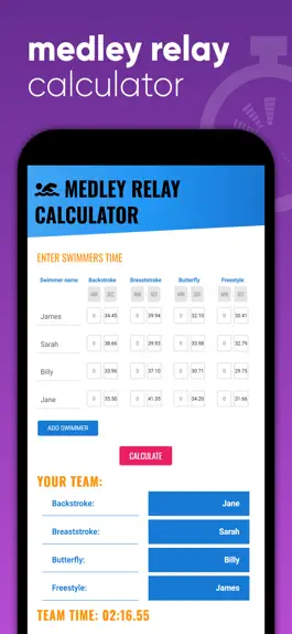 Game screenshot My Swim Splits Premium hack