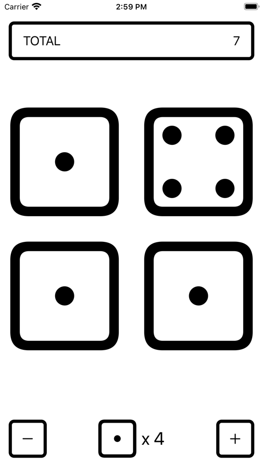#3. Simple Dice2D (iOS) 由: NAOYA ONO