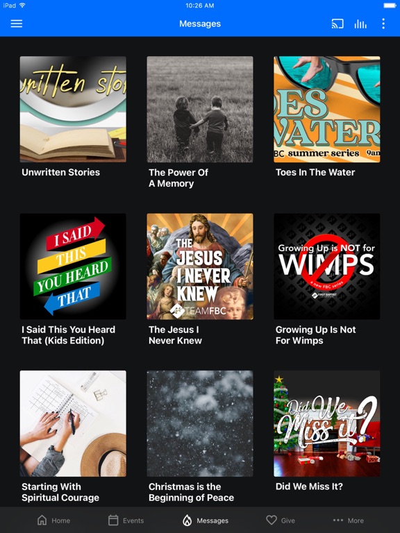 Team FBC iPad screenshot 2 - Lifestyle app
