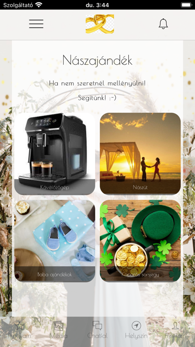 RendezvényApp Screenshot