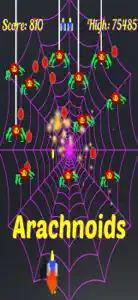 Arachnoids Space Spider Attack screenshot #1 for iPhone