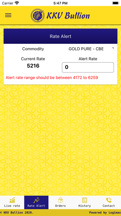 KKV Bullion Screenshot