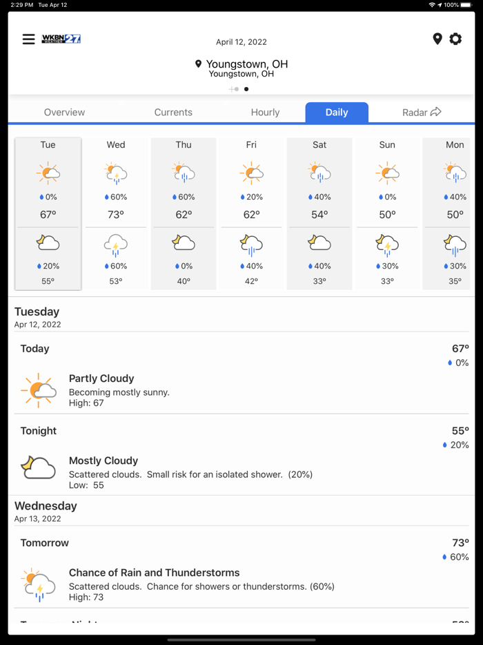 WKBN 27 Weather - Youngstown