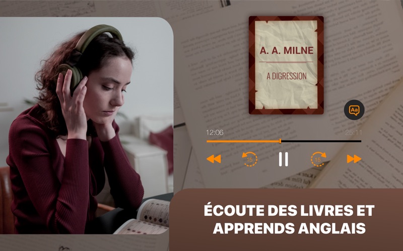 Screenshot #1 pour Bibliothèque de Livres Audio
