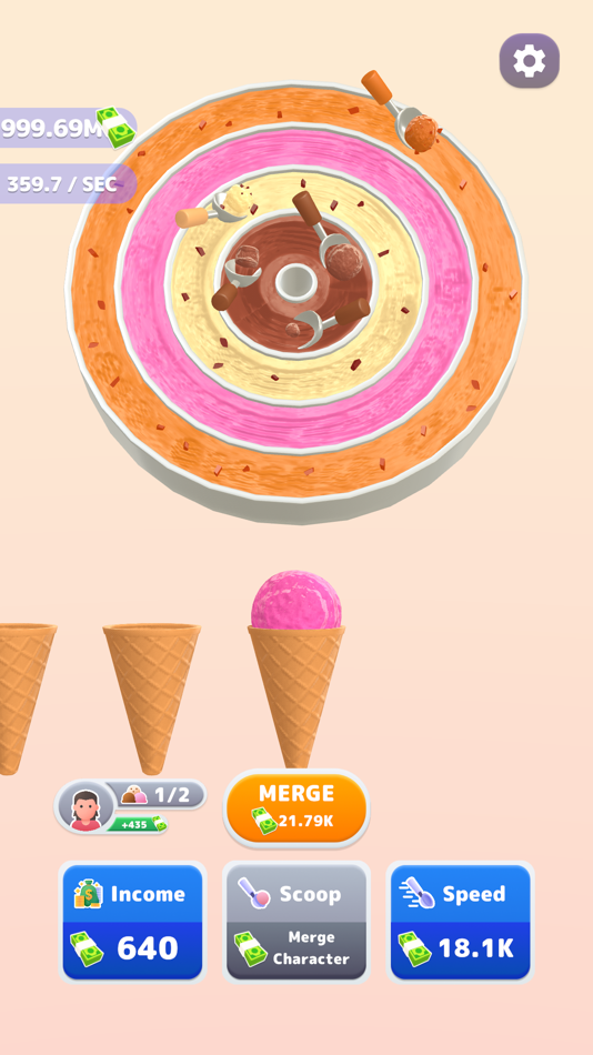 #7. Ice Cream Clicker! (iOS) 由: UNCOSOFT