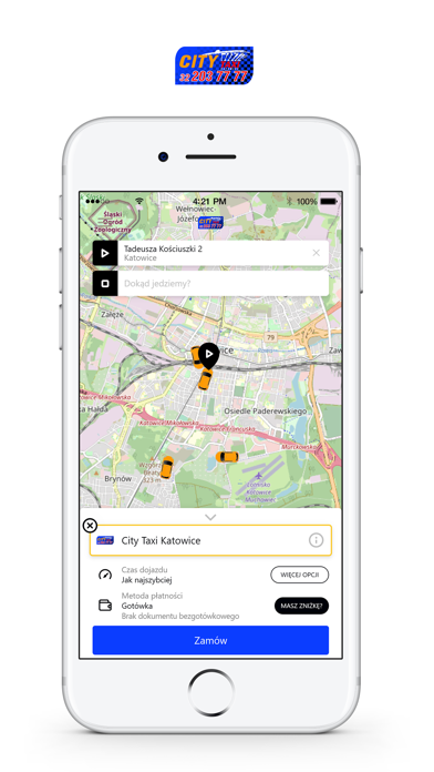 City Taxi Katowice Screenshot