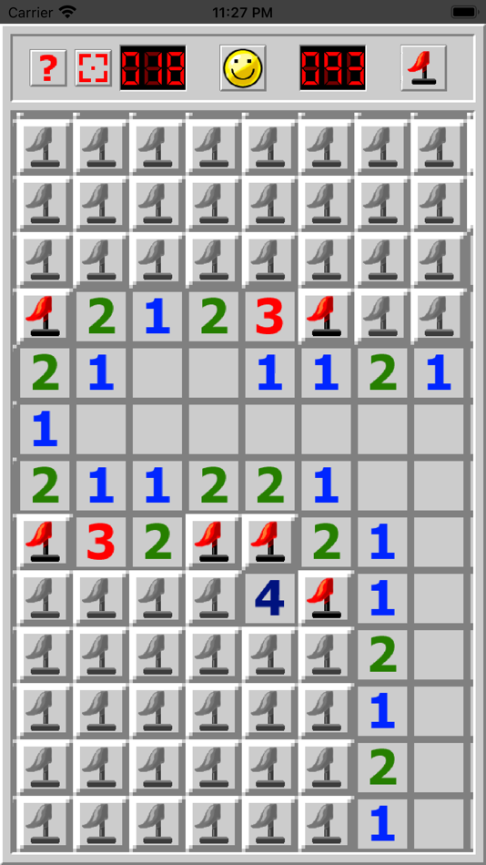 #5. Minesweeper- Shapes (iOS) By: Seven Pixel Studios