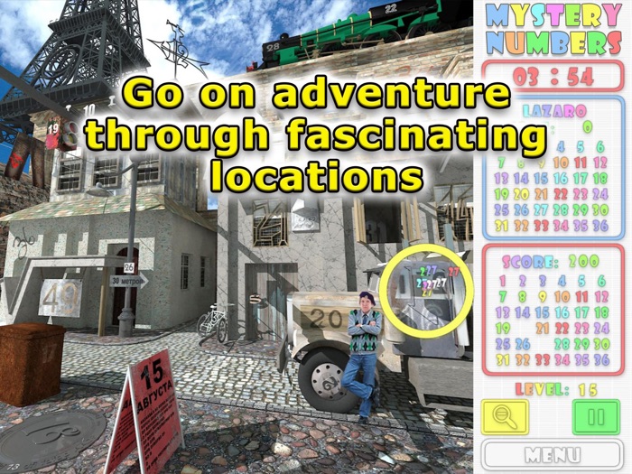 Mystery Numbers Hidden Object