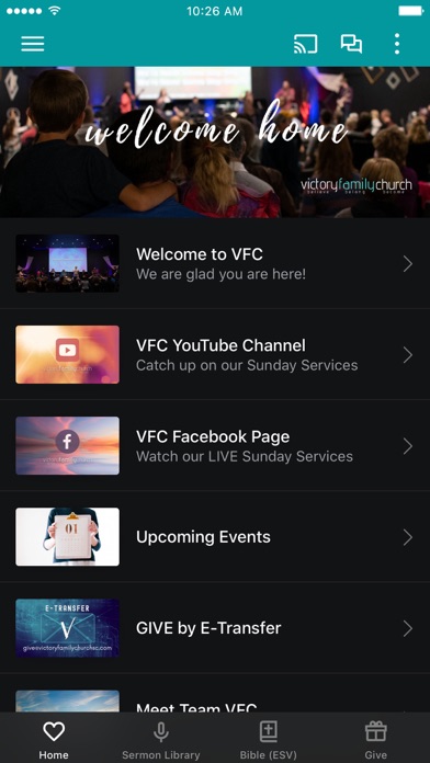 Victory Family Church SC Screenshot