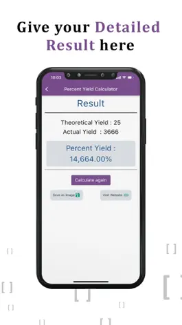 Game screenshot Percent Yield Calculator apk