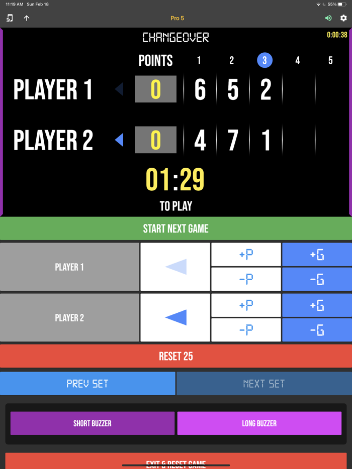 BT Tennis Controller