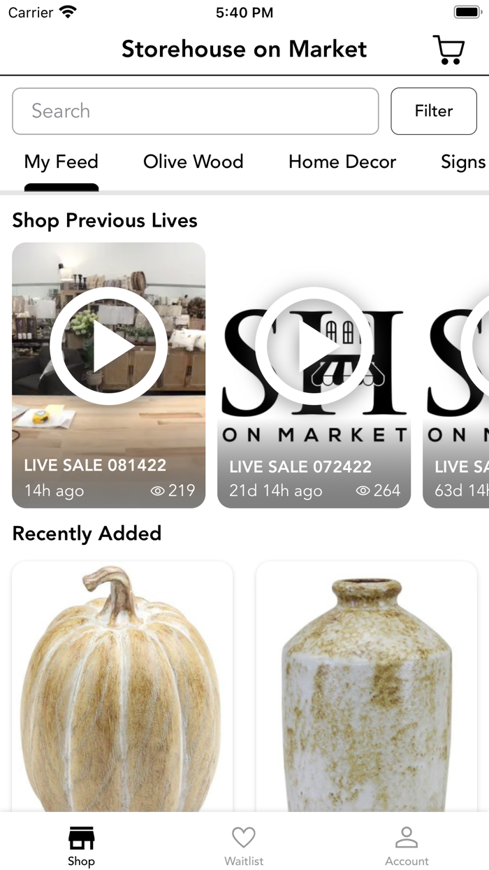 Storehouse on Market