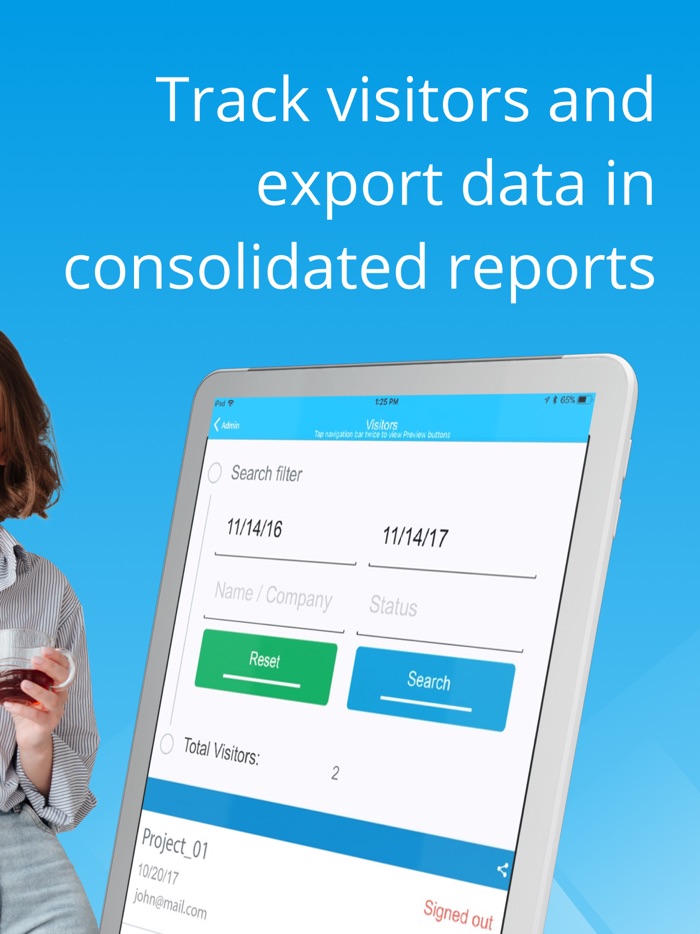 Sign In Guest Book App