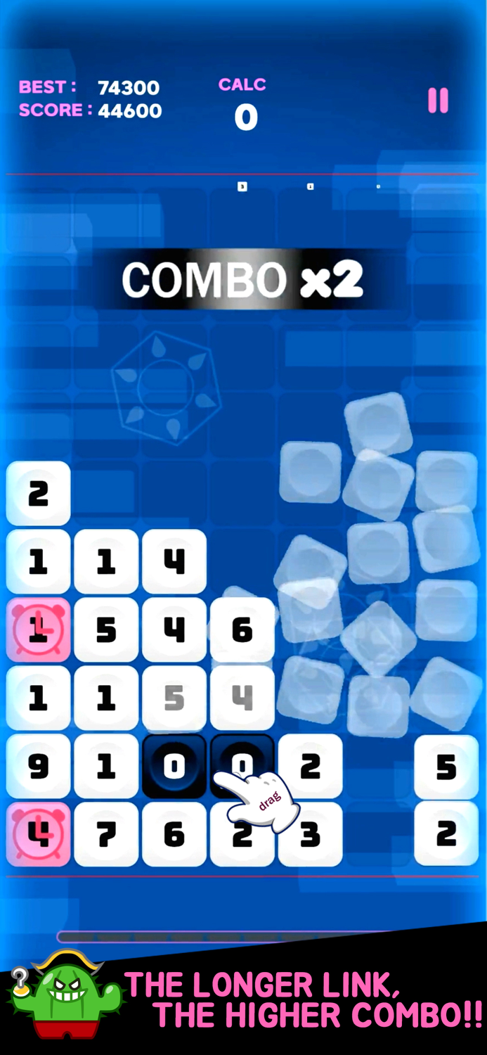 Zero Cube  Drag Number Puzzle