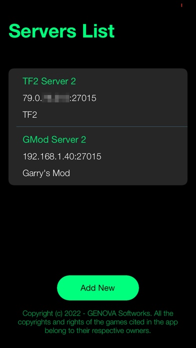 RCON Game Server Admin 2022 Screenshot