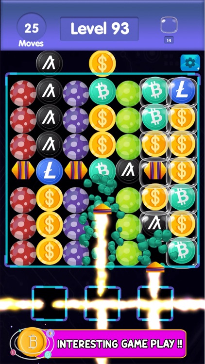 Pop it Crypto Coins Blast Game