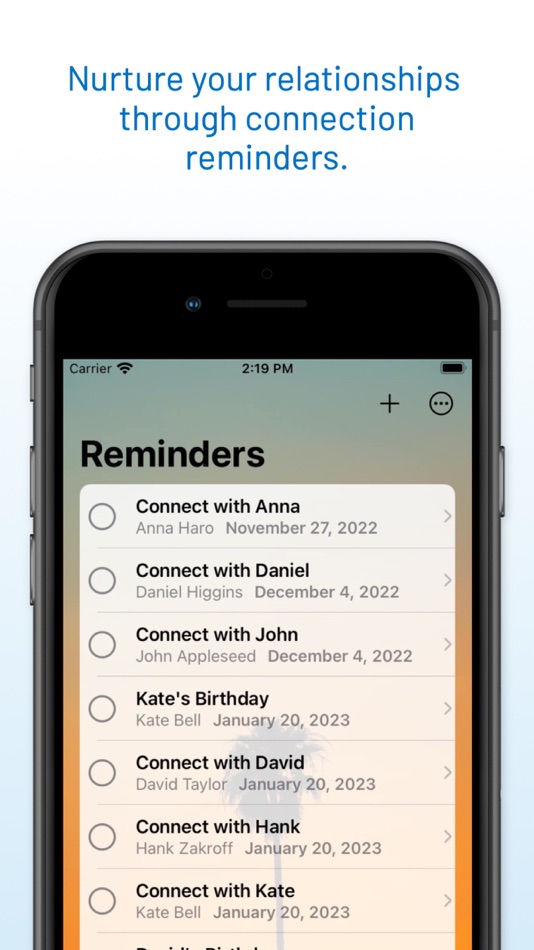 #4. unSocial: Personal CRM (iOS) بواسطة: Matilo Labs