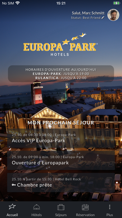 Screenshot #1 pour Europa-Park Hotels