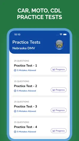 Game screenshot Nebraska NE DMV Permit Test mod apk