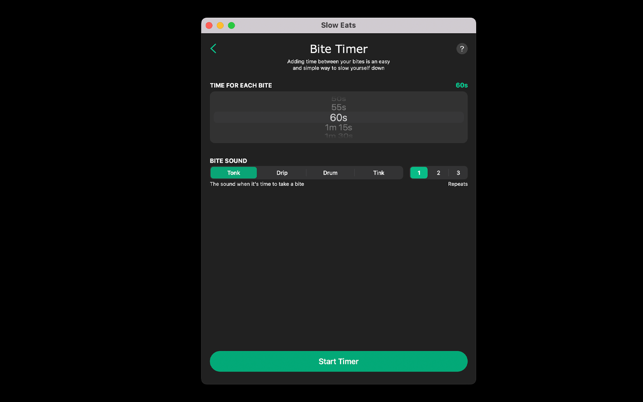Slow Eats for Weight Loss Screenshot