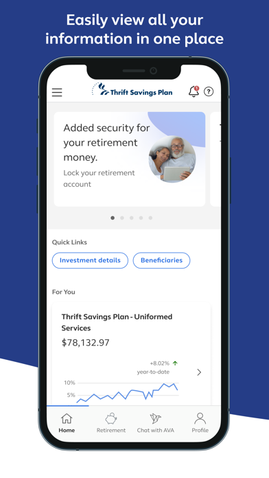 Thrift Savings Plan Screenshot