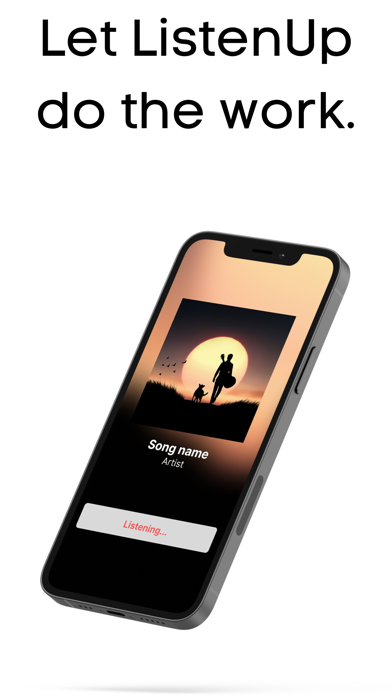 ListenUp - Music Identifier Screenshot