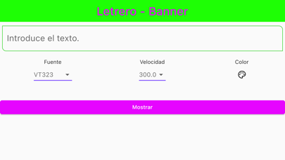Banner-Letrero Screenshot