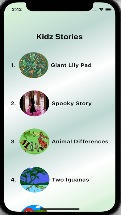 Screenshot #1 pour Kidz Fun Stories