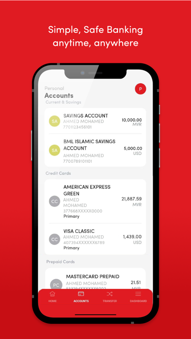 Screenshot #1 pour BML Mobile Banking