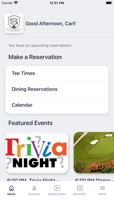 Country Club of Salisbury Screenshot
