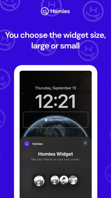 Homies Widget Screenshot